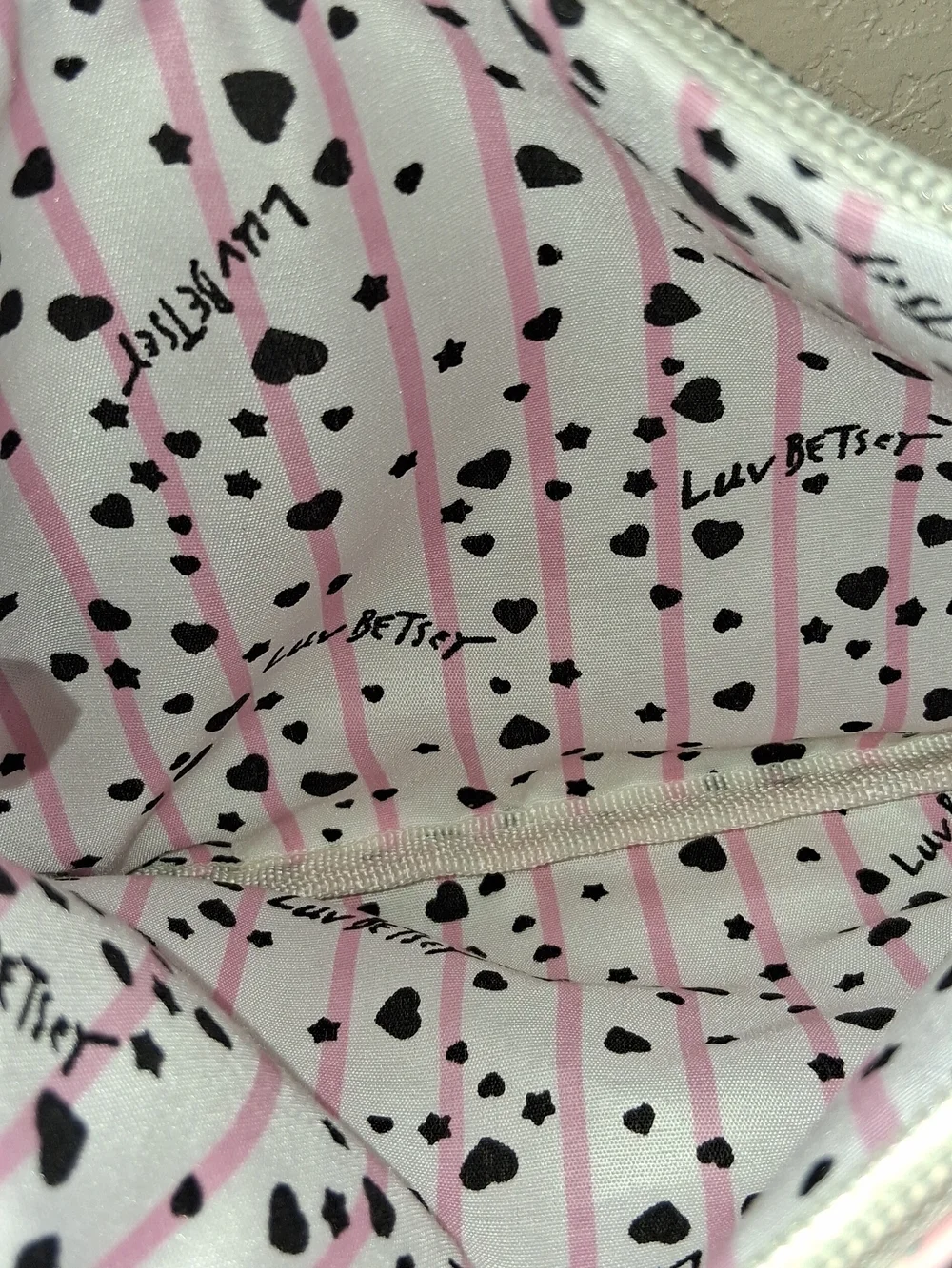 Betsey Johnson Pastel Leopard Print Wristlet Bag With Shoulder Strap